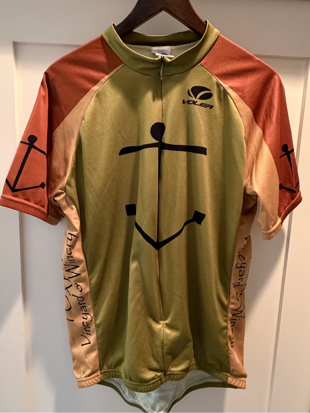 Foxen Vineyard & Winery Women's Olive Cycling Jersey by Voler - Size XL